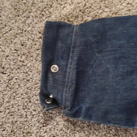 1970'S Orange Tag Vintage Levi's Jean Jacket Women's Small - Picture 4 of 8